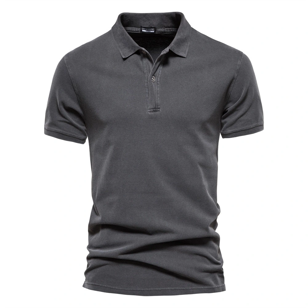 West Louis Baumwoll-Poloshirt: Dein lässiger Sommer-Style mit 100% Komfort – Kurzarm, Kragen, einfach cool.