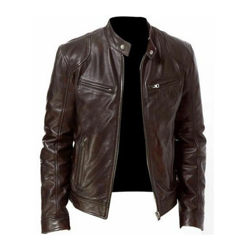 West Louis: 2023 Motorrad Lederjacke Streetstyle für mutige Biker mit Stil.