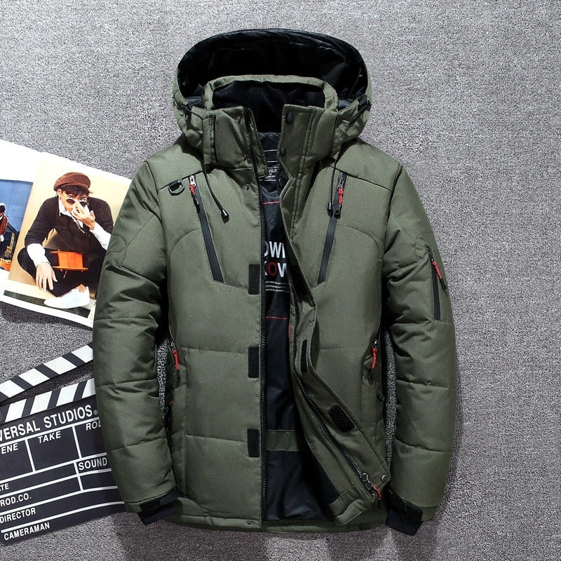 West Louis™ -20 Grad Winter-Traum: Daunen-Parka für eisige Abenteuer! Warm, stylish und unschlagbar!